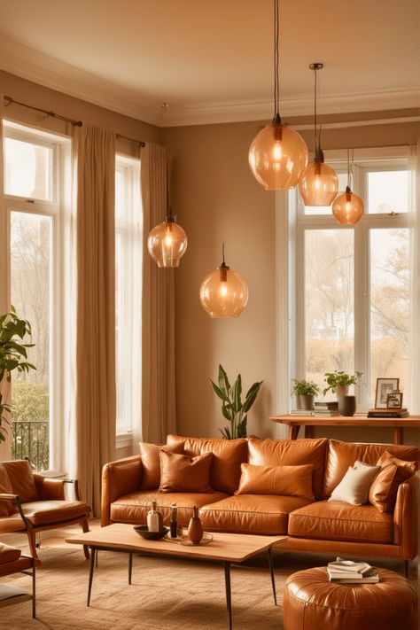 20 Cognac Leather Couch Living Room Ideas for 2024 – The Crafty Hacks Cognac Leather Couch Living Rooms, Leather Couch Living Room Ideas, Cognac Leather Couch, Tan Leather Couch Living Room, Tan Sofa Living Room, Leather Couch Living Room, Mood Room, Tan Couch, Sofa Cognac