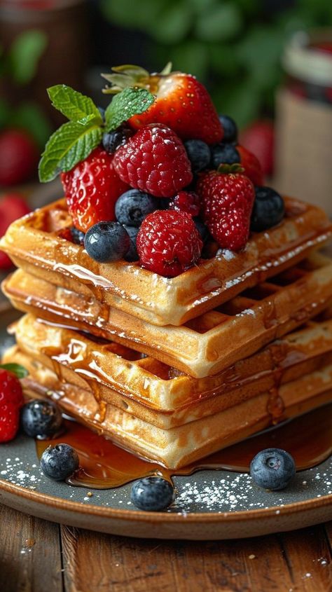 Culinary Food Photography, Waffle Aesthetic, Waffles Aesthetic, Food Photography Dessert, Decadent Food, Food Crush, Food Wallpaper, Photographing Food, Sweet Desserts