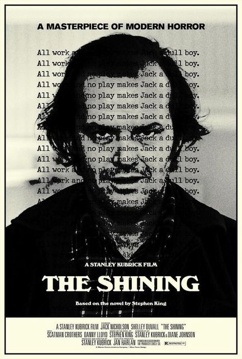 The Shining Movie Poster, Shining Movie Poster, The Shining Film, The Shining Poster, The Shining Movie, Best Horror Movies, Movie Poster Wall, Horror Posters, Cinema Posters