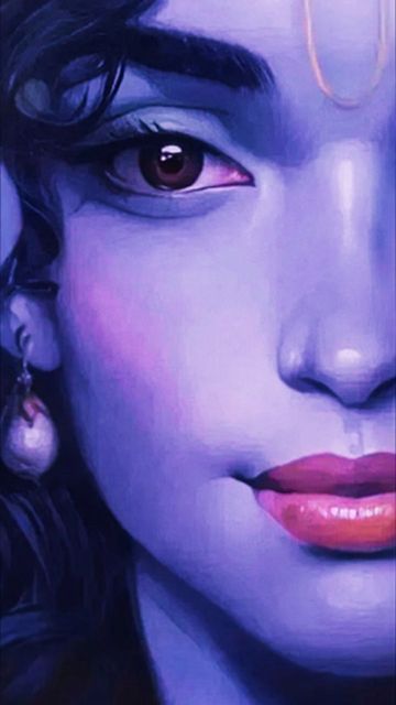 Lord Krishna Eyes, Krishna Eyes Drawing, God Illustration Art, Krishna Eyes Painting, Radha Krishna Eyes, Real Nature Photos, Krishna Premi, Krishna Eyes, Lord Krishna Sketch