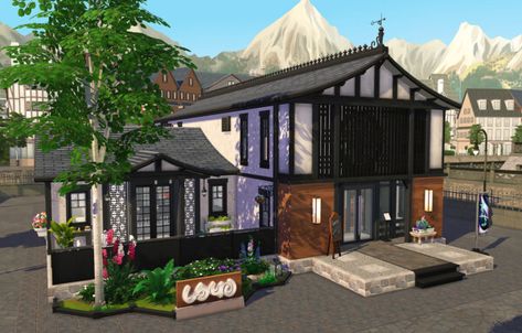 Orchid Palace from Simsontherope Mt Komorebi, Sims 4 Lots, Sims Packs, Second Option, Sims 4 Mm, Bloxburg Ideas, Sims 4 Downloads, Maxis Match Cc, My Sims