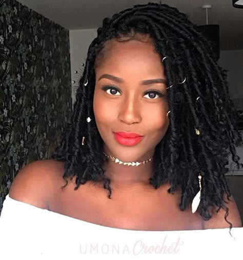 Can we take a moment to soak in how @wigsbyyomi slayed her Faux Locs  We are in love  #UmonaHair #UmonaCrochet Goddess Faux Locs, Faux Locks, Faux Locs Hairstyles, Pelo Afro, Super Hair, Girls Braids, Hair Crush, Locs Hairstyles, Twist Braids