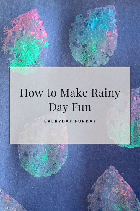 Having consecutive rainy days? Learn these activities and turn your gloomy rainy day to a fun day! ......... #rainyday #activities #rainactivities #childrenactivities #toddleractivities #preschool #childrenfun #thingstodoonrainyday #kidsactivities #rainfun #childrenbook #rainbook Rainy Day Fun, Children Activities, Singing In The Rain, Bright Pastels, Rainy Day Activities, Fun Day, Toddler Preschool, Toddler Crafts, Art Activities