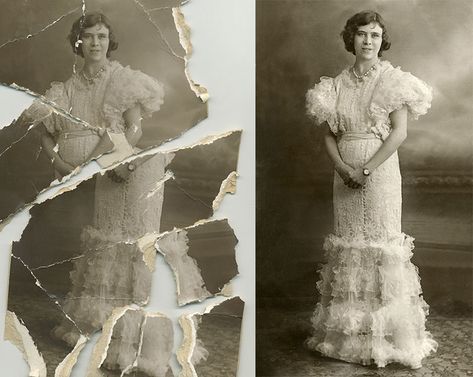 Restore old prints with Photoshop Elements - Amateur Photographer Scan Old Photos To Digital, Photoshop Restoration, Image Restoration, Restoring Old Photographs, Old Photo Restoration, Photo Organization Storage, Digital Photo Organization, Preserving Photos, Scanning Photos