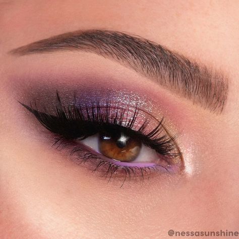 Maquillage On Fleek, Eye Makeup Images, Prom Eye Makeup, Purple Eye Makeup, Eye Makeup Pictures, Purple Makeup, Beautiful Eye Makeup, Eye Makeup Designs, Makijaż Smokey Eye