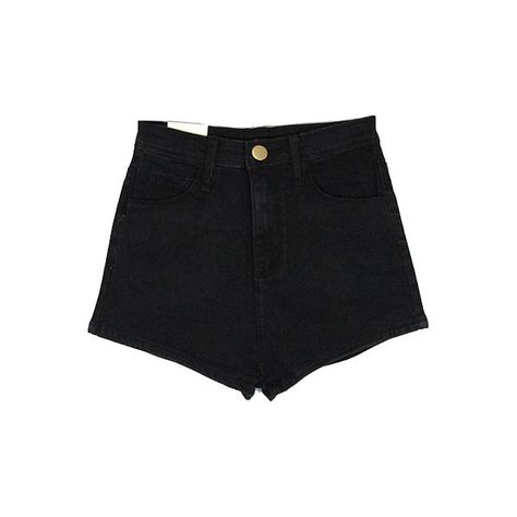 All Black High Waisted Denim Shorts ($29) ❤ liked on Polyvore featuring shorts, bottoms, pants, chicnova, black jean shorts, black highwaisted shorts, black shorts, high-waisted denim shorts and high rise shorts Short Jean Shorts, Denim Short Shorts, High Rise Jean Shorts, Pants Short, High Waisted Denim Shorts, Short Jean, Black High Waisted Shorts, Black Jean Shorts, High Waisted Jean Shorts