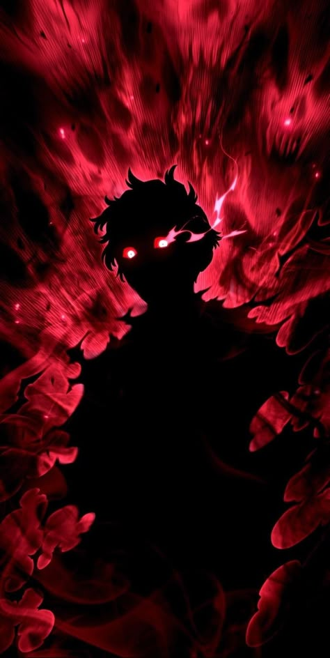 Dark Power Anime, Anime Rage Art, Rage Wallpaper, Red Glowing Eyes, Anime Rage, Rpg Wallpaper, Rage Art, Blood Wallpaper, Super Powers Art