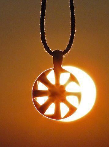 Slavic sun wheel - "Kolovrat" means "spinning wheel" in a number of Slavic… Ukrainian Mythology, Sun Wheel, Slavic Paganism, Sun Worship, Slavic Mythology, Slavic Folklore, Pagan Symbols, Seven Hills, Seven Seas