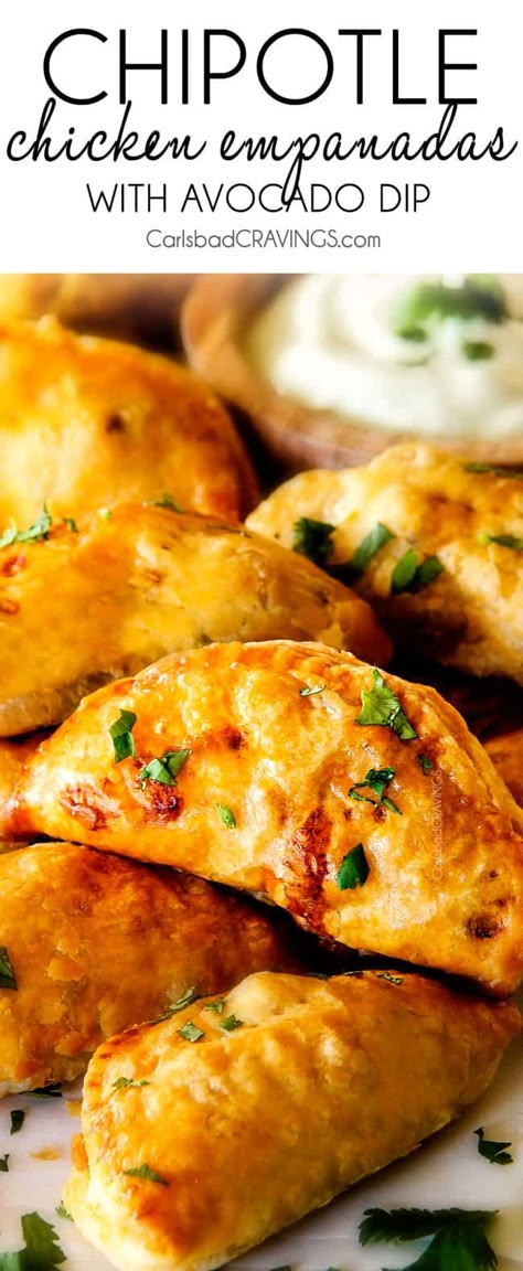 Easy Make Ahead Snacks, Make Ahead Snacks, Empanada Recipes, Easy Empanadas Recipe, Hispanic Dishes, Chicken Empanadas, Empanadas Dough, Puff Pastries, Hand Pie Recipes