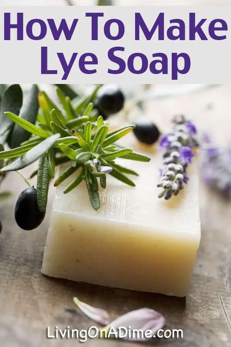 Easy Soap Making Recipes, How To Make Lye Soap, Lye Soap Recipe, How To Make Lye, How To Make Soap, Lye Soap, Make Soap, Coconut Soap, Soap Making Recipes