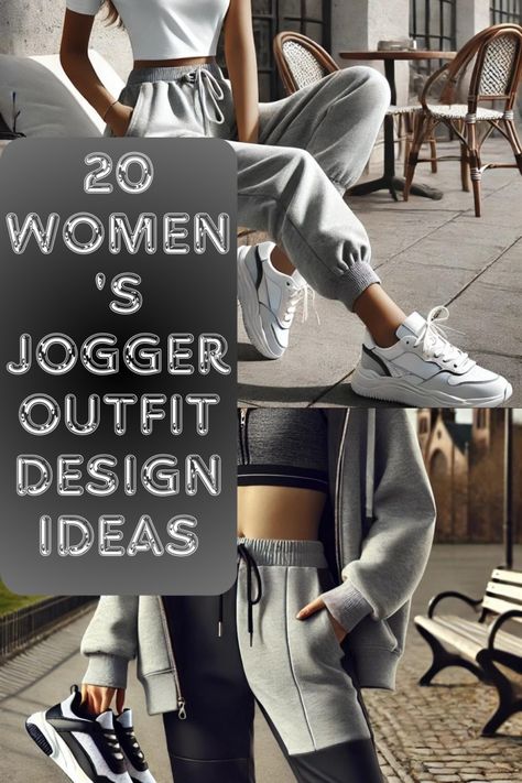 20 Trendy Women’s Jogger Outfit Ideas to Elevate Your Casual Style Tapered Joggers Outfit Women, Style Joggers Outfits, Styling Joggers Women, How To Style Joggers, Style Joggers Women, Tech Fashion Women, Cargo Joggers Outfits Women, Jogger Outfit Ideas, Cargo Joggers Outfits