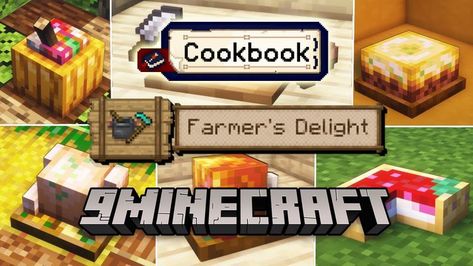 Minecraft Farmers Delight, Farmers Delight Minecraft, Minecraft Banner Designs Recipe, Minecraft Frog Light Farm, Automated Farm Minecraft, Minecraft Restaurant, Minecraft Potions Recipes 1.19, Minecraft Food, Crafting Recipes