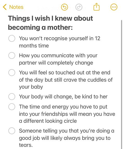 Things I wish I knew about becoming a mother ✨ What else should be on the list? 💛 #newmum #newmom #mumlife #postpartum #toddler #newborn #pregnant #pregnancy #fourthtrimester #babyshower How To Be A Great Mom, Things I Wish I Knew As A First Time Mom, Whole Bowl, Mom Status, Becoming A Mother, Good Morning Gorgeous, Kids Inspo, Motherhood Quotes, Tiktok Ideas