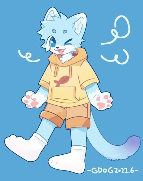 Babyfur Drawing, Cute Fursona, Cat Fursona, Cat Character, Dessin Adorable, Animal Sketches, 영감을 주는 캐릭터, Cute Characters, Cartoon Art Styles