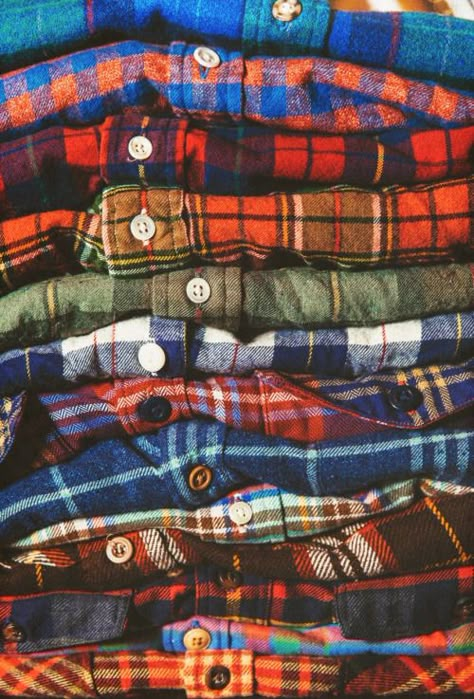 “F” is for Fall Flannels Boyfriend Girlfriend Shirts, Neo Grunge, Tokyo Street Fashion, Fall Flannel, Plaid Shirts, Hipster Mens Fashion, Flannel Shirts, Military Boots, T Shirt Yarn