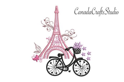 Celebrate your love for travel with this Eiffel tower and Bike embroidery design. This machine embroidery design comes with multiple embroidery file formats and can be used in multiple embroidery machines. Bike Embroidery, Embroidery Designs 2023, Bike Machine, Giant Paper Flowers Template, Embroidery Designs Baby, Paper Flower Template, Giant Paper Flowers, Needlework Patterns, Flower Template