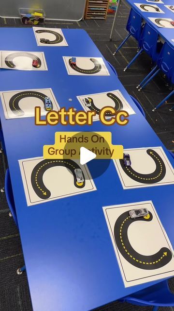 Preschool Vibes on Instagram: "Join us for our hands-on Letter C group activity! 🚗 Each student comes to the table where a laminated letter C road awaits, along with a toy car. Starting at the top of the C road, students drive their cars along the path, saying "C says /c/" as they go. This engaging, multisensory activity reinforces letter recognition and phonemic awareness, making learning fun and interactive. It's a fantastic way for kids to connect the sound and shape of the letter C!" The Letter C Preschool, Letter C Activities For Toddlers, Letter C Crafts For Toddlers, Letter C Activity, Letter C Activities For Preschool, Letter C Preschool, Preschool Vibes, Letter C Activities, Multisensory Activities