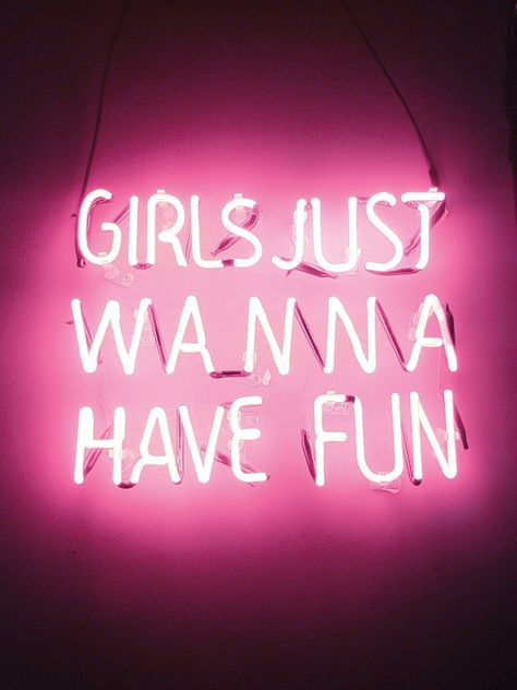 Neon Widgets, Signs Aesthetic, Hot Pink Accessories, Pic Wall, Pink Lights, Pink Canvas Art, Neon Girl, Motivation Art, Neon Quotes