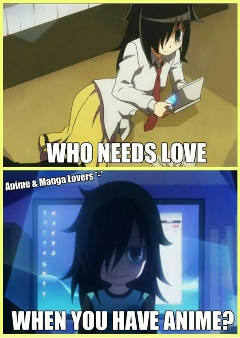 EXACTLY! Otaku Problems, All Out Anime, Otaku Issues, Image Meme, هاكونا ماتاتا, Kagamine Rin And Len, Anime Quotes Inspirational, Anime Jokes, Anime Memes Funny