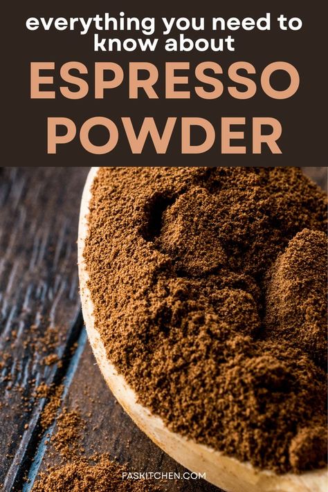 Espresso powder and coffee beans, highlighting its use as a culinary secret for enhancing flavor in recipes. Espresso Powder Recipes, Chocolate Coffee Recipes, Famous Chocolate, Espresso Powder, Baking Essentials, Best Espresso, Coffee Powder, Secret Ingredient, Chocolate Coffee