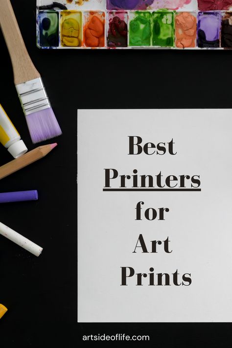 Looking to buy the best printer for printing your artworks at home? Check out our review of the six best printers for art prints in 2020! Best Printer For Art Prints, How To Print Cards At Home, Making Art Prints, How To Make Art Prints, How To Make Prints Of Your Art, Digitizing Artwork, Best Inkjet Printer, Artist Advice, Photographing Artwork