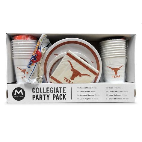 Longhorn Birthday Party, Texas Longhorn Birthday Party, University Of Texas Graduation Party, Ut Austin Graduation Party Ideas, Longhorn Party Ideas, Longhorn Party, Texas University Longhorns, Texas Party, Football Watch Party