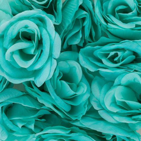 Teal Roses, Artificial Flower Centerpieces, Centerpieces Floral, Flowers Centerpieces, Submersible Led Lights, Battery Operated Tea Lights, Battery Candles, Tea Ideas, Turquoise Rose