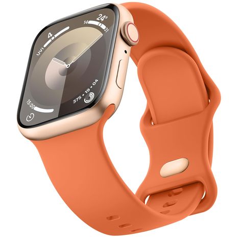 PRICES MAY VARY. COMPATIBLE All MODELS -- Mugust sport silicone watch band are compatible for Apple Watch 38mm 40mm 41mm 42mm 44mm 45mm 49mm compatible with apple watch Ultra2, Ultra, SE, SE2, Series 9, Series 8, Series 7, Series 6,Series 5, Series 4, Series 3, Series 2, Series 1. PLS ensure your smartwatch model (on the back of iwatch) SKIN-FRIENDLY PREMIUM MATERIAL -- Compatible with iwatch Series 9 Series 8 apple watch bands are made of pure silicone resin and elastic rubber, our waterproof s Adjustable Orange Watch Bands With Bracelet Strap, Red Classic Adjustable Watch Bands, Orange Leather Apple Watch Band, Adjustable Multicolor Apple Watch Band, Green Adjustable Wear-resistant Apple Watch Band, Silicone Watch Band, Apple Watch 38mm, Kids Luggage, Soft Silicone