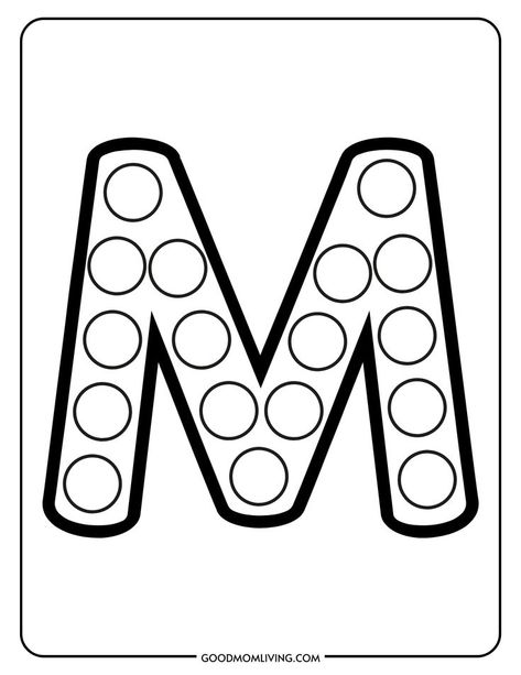 Letter M coloring page free printable Letter M Worksheets For Preschool, M Activities For Preschool, Letter M Activities For Preschool, Letter M Coloring Page, M Coloring Pages, Preschool Letter M, M Activities, Letter M Crafts, Letter M Activities