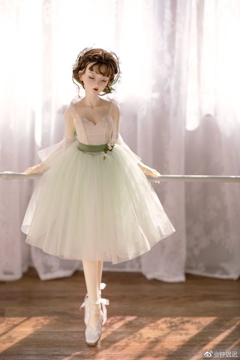 Bjd Outfits, Ballet Doll, Bjd Dolls Girls, Barbie Fashionista Dolls, Ballerina Doll, 파티 드레스, Barbie Dress Fashion, Princess Tutu, Art Dolls Handmade