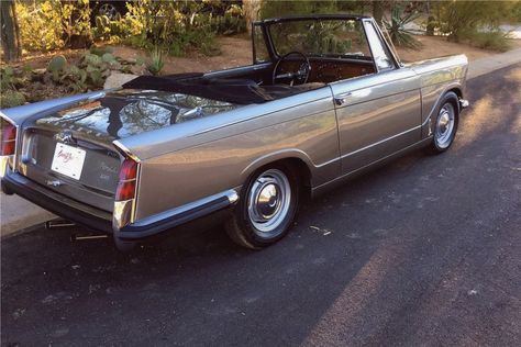 1963 TRIUMPH HERALD CONVERTIBLE - Rear 3/4 - 201418 Triumph Herald Convertible, Triumph Herald, Historical India, Triumph Sports, Design Cars, Triumph Cars, Flashy Cars, Triumph Spitfire, Barrett Jackson Auction