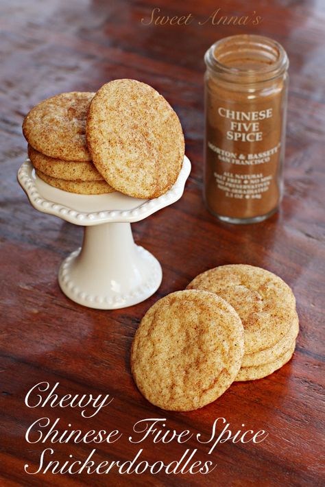 Five Spice Desserts, Chinese 5 Spice Desserts, Chinese 5 Spice Cookies, Chinese Cookies, Spice Cookie Recipes, Chinese Five Spice, 5 Spice, Five Spice, Baking Stuff