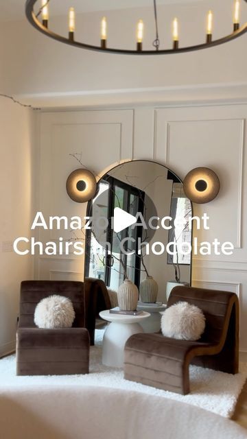 Summer Willis on Instagram: "These rich chocolate velvet accent chairs are so pretty, soft and super comfy. 

Comment VELVET and I’ll send you the link to this sitting area and chairs. 

Comment UPDATE to shop my home. 

#accentchair #velvetaccentchairs #amazonhomefinds #amazonhome #homestylinginspo #homestyledecor" Velvet Accent Chairs, Velvet Accent Chair, Velvet Accents, Amazon Home, Sitting Area, So Pretty, My Home, Accent Chairs, Career