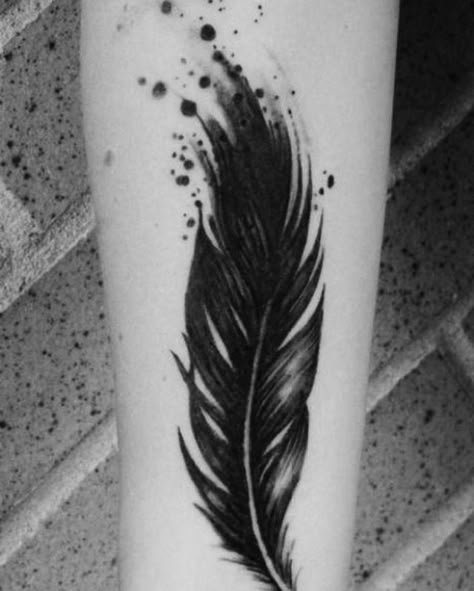 Cover Up Writing Tattoo, Dark Feather Tattoo, Black Feather Tattoo, Feather Tattoo Cover Up, Plumas Tattoo, Tattoo Plume, Swedish Tattoo, Feather Tattoo Black, Small Bee Tattoo