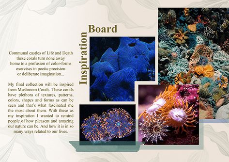 Coral Reef Mood Board, Coral Reef Fashion, Sea Inspired Fashion, Coral Reef Color, Coral Reef Print, Coral Colour Palette, Coral Reef Art, Hard Coral, Halloween Costume Design