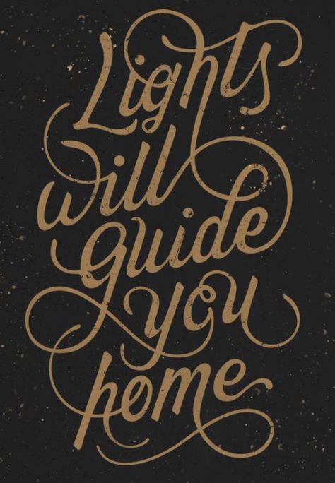 Lights will guide you Quotes Arabic, Quotes Thoughts, Life Quotes Love, Types Of Lettering, Lettering Quotes, Typography Letters, E Card, Typography Quotes, Typography Inspiration