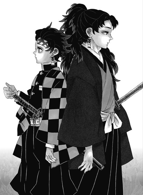 Demon Slayer Tanjirou Manga, Yoriichi Manga, Black Haired Anime Boy, Anime Printables, Online Manga, Bleach Manga, Manga Artist, Manga Pages, Dragon Slayer