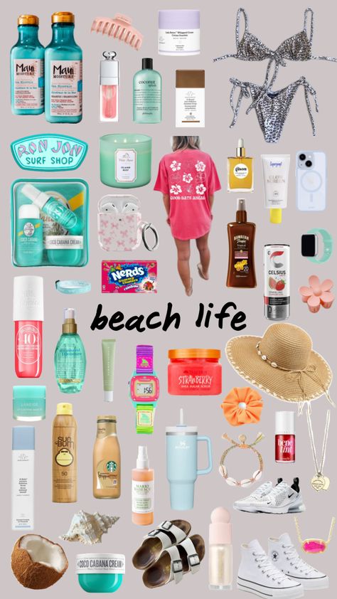 Summer Necessities, Rainbow Beach, Ron Jon Surf Shop, Preppy Summer Outfits, Hawaiian Tropic, Preppy Summer, Beach Life, Beach Bag, Surfing