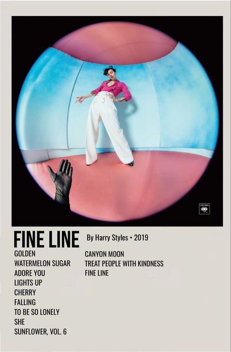 Harry Styles Album Cover, Minimalistic Poster, Fine Line Harry Styles, Harry Styles Songs, Gambar One Direction, Minimalist Music, Polaroid Posters, Harry Styles Fine Line, Harry Styles Poster