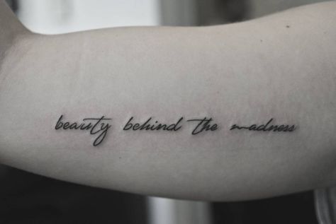 The Weekend Inspired Tattoo, The Weeknd Tattoo Quotes, Beauty Behind The Madness Tattoo, Xotwod Tattoo, The Weeknd Inspired Tattoos, Weeknd Tattoo Ideas, Madness Tattoo, The Weeknd Tattoo, Xo Tattoo