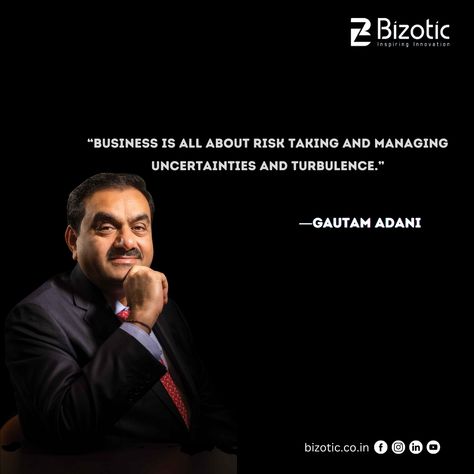 "Business is all about risk taking and managing uncertainties and turbulence". . . . #motivationalquotes #bizotic #webdevelopment #digitalmarketing #branding #rebranding #socialmediamarketing #seo Management Quotes, Manager Quotes, Take Risks, Risk Management, Motivational Quote, Business Quotes, Web Development, Social Media Marketing, Digital Marketing