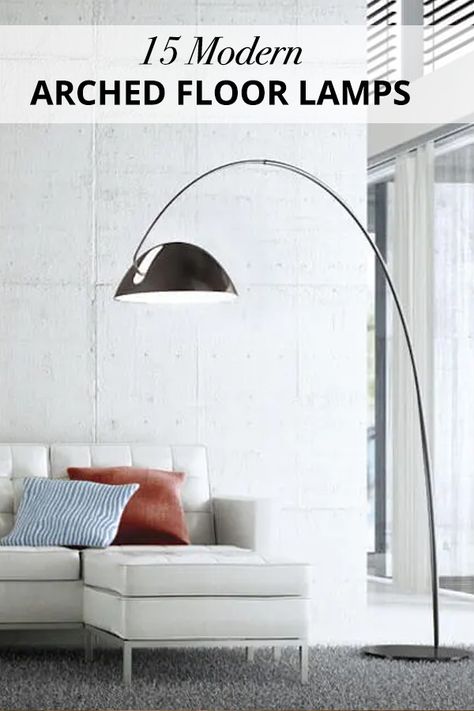 Floor Lamp Adjustable, Minimalist Floor Lamp, Cheap Floor Lamps, Modern Art Living Room, Arch Lamp, Floor Lighting, Floor Lamps Living Room, Arched Floor Lamp, Adjustable Floor Lamp