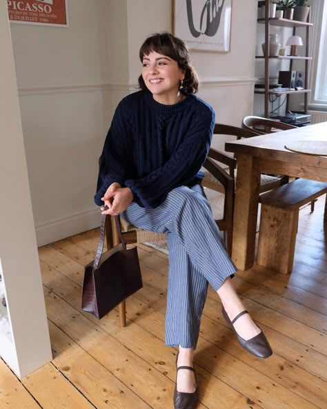 Alice Catherine | Preparing to wear these stripe trousers all spring/summer long 👌🏼 | Instagram Bi Fashion, Rich Aunt, Spring Wishlist, Alice Catherine, Scandi Fashion, Summer Teacher Outfits, Striped Trousers, Outfits Retro, Artsy Style