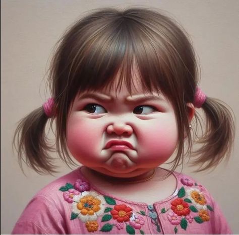 Cute Angry Face, Angry Faces, Cut Pic, Pinterest Funny, Angry Baby, Disney Character Drawing, Angry Face, Breaking Point, Good Morning Beautiful Pictures