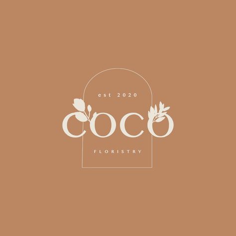 Cute Business Names, Coco Logo, Chocolate Logo, Soya Mumu, Florist Logo, Logo Design Feminine, Best Logo, Bakery Logo, Bakery Logo Design