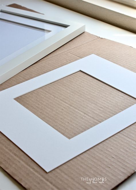 Do You Know This Budget Framing Trick? | The Homes I Have Made Frame Matting Diy, Making Picture Frames, Picture Frame Mat, Cheap Frames, Diy Photo Frames, Matting Pictures, Diy Picture Frames, Diy Picture, Mortgage Payment