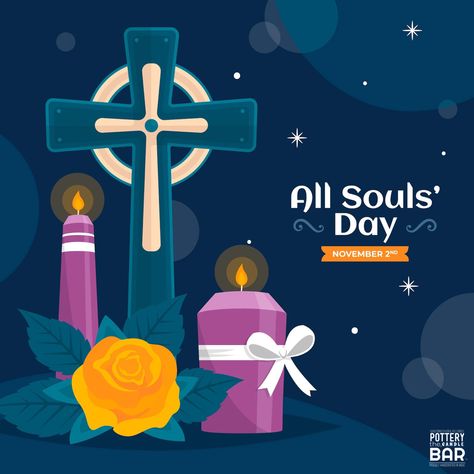 All Souls Day Pubmat, All Souls Day Poster, Souls Day Quote, All Souls Day Quote, Souls Day, International Days, Jesus Our Savior, Greeting Poster, All Souls Day