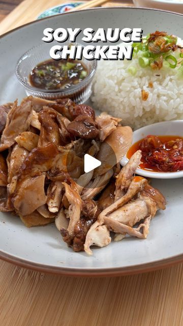 Ramen Recipes Easy, Chicken Sauce Recipes, Soy Sauce Chicken, Sauce Chicken, Fried Shallots, Ramen Recipes, Cooking Wine, Steamed Rice, Chicken Legs