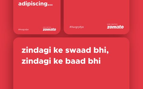 Promotional Advertising - Zomato on Behance Zomato Food Notification, Zomato Delivery, Clever Advertising, Food Delivery App, Delivery Company, Delivery App, Indian Restaurant, Food Delivery, Creative Food