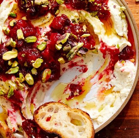 Dip Recipes Party, Feta Goat Cheese Dip, Cranberry Feta Whipped Dip, Whipped Feta Dip Pomegranate, Thanksgiving Whipped Feta, Whipped Feta Dip Christmas, Feta Cheese Appetizers Appetizer Ideas, Whipped Feta And Cranberry Dip, Cranberry Appetizers Dip